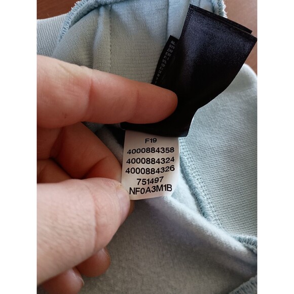 The North Face Tekno Hoodie Pullover Womens Small Sweatshirt Two Tone Blue Black - Picture 12 of 12